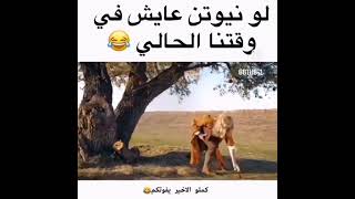 لو نيوتن عايش في وقتنا الحالي🤣🤣🤣🤣 [upl. by Mallissa]