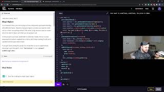 CodeCademy FullStack engineer pro course JavaScript Objects Quiz and PROJECT Meal maker [upl. by Ermengarde890]