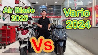 So sánh Air blade 2025 và Vario 2024  Nam hihi [upl. by Danuloff902]