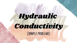 Sample Problem Computation in Hydraulic Conductivity Soil Mechanics  Karris Vlogs [upl. by Raseta]