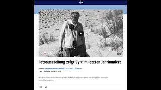 NDR SchleswigHolstein Magazin Fotoausstellung zeigt Sylt im letzten Jahrhundert [upl. by Mcnully]