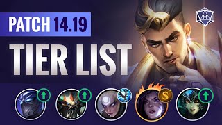 NEW Updated TIER LIST for Patch 1419 Split 3  League of Legends [upl. by Kaylee]