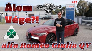 4 év után VÉGE Használt teszt  Alfa Romeo Giulia QV  Mi lesz a sorsa 🚗🍀❤️ [upl. by Ynots537]