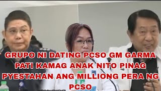 GRUPO NI DATING PCSO GM GARMA PATI KAANAK NITO PINAG PYESTAHAN ANG MILLIONG PERA NG PCSO [upl. by Leynwad986]