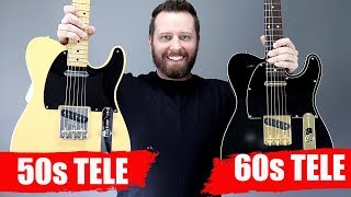 50s TELE vs 60s TELE  What Are The Differences [upl. by Yxel935]