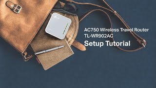 How to install and configure your TPLink portable routerTLWR902AC [upl. by Annayram879]