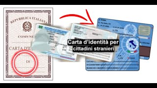 la carta di identità i cittadini stranieri comunitari extracomunitari documenti necessari [upl. by Glass621]