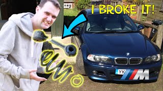 Getting the BMW E46 M3 back on the road Part 2 Rear suspension spring rear drop links paint work [upl. by Nnaecyoj]