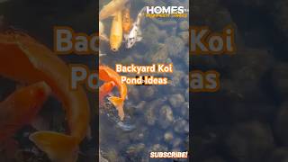 Backyard Koi Pond Inspiration The Most Creative Pond Designs Youve Ever Seen koipond ytshorts [upl. by Aihsotan174]