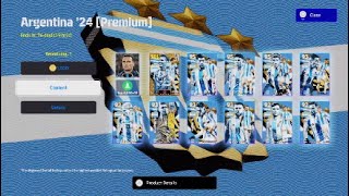 eFootball 2024  Argentina 24 Premium Pack [upl. by Lledrev172]