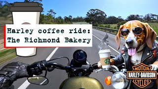 Richmond Bakery Tasmania  Harley Davidson Iron 883 Coffee Ride [upl. by Jenilee157]