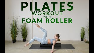 PILATES CLASS WITH FOAM ROLLER  TOTAL BODY TRAINING  Warm up amp Cool down included 35 min [upl. by Willette]