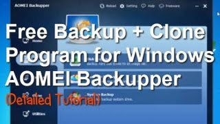 Free Backup Software AOMEI Backupper full version [upl. by Paule851]