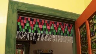 Como Fazer Sanefa Bandô de Porta  DIY How to Make Door Valance  Como Hacer Lambrequin Puerta [upl. by Ainala902]