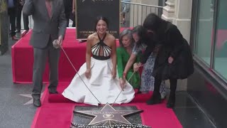 MingNa Wen receives star on Walk of Fame [upl. by Collar356]