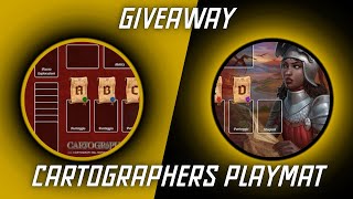 Cartographers Play Mat giveaway [upl. by Osrock]