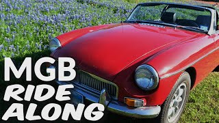 MGB Ride Along  Ennis TX Bluebonnet Trails [upl. by Tutankhamen]