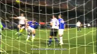 Serie A 20102011 Sampdoria 02 Inter Sky Highlights [upl. by Faline]