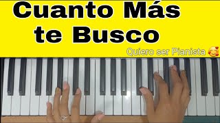 Cuanto más te BuscoLilly GoodmanTutorial Piano [upl. by Quintin]