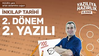 KİM 100 İSTER 8 Sınıf İnkılap Tarihi 2 Dönem 2 Yazılıya Hazırlık 2024 Full Tekrar [upl. by Ahseiyn]