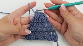 8 Decrease 📚 Crochet lessons 📖 How to decrease in double crochet [upl. by Werdma]