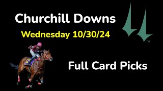 Churchill Downs Wednesday 1030 Selections  All Races [upl. by Cletus]