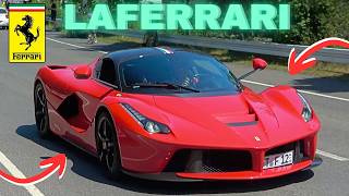 BEST OF CARS LEAVING CAR MEET LaFerrari F12 NLargo Enzo Lamborghini Audi [upl. by Sleinad263]