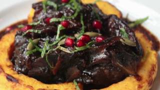 Lamb Braised in Pomegranate Juice  Braised Lamb Shoulder Recipe [upl. by Giana]