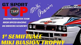 MIKI BIASION TROPHY  1ª SEMIFINALE  GT SPORT TOP TEAM [upl. by Ybba]