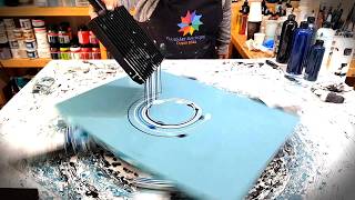 NEW TOOL to try Come check this out Acrylic Painting  Acrylic Pouring [upl. by Lattonia]