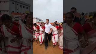 Rahul Gandhi Jharkhand Mein Nritya Kiya viralshortvideo rahulgandhi shortvideo shortscongress [upl. by Nelleeus]