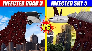 Infected Road 3 BS45 vs Infected Sky 5 DC10 [upl. by Huei466]