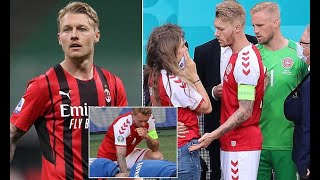 Christian Eriksen How the quick actions of Simon Kjaer saved Denmark midfielders life [upl. by Haase543]