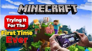 Minecraft Mobile 2024 First time Ever Playing 1 Paid Mobile Game Series VoiceOver IPad GamePlay [upl. by Ellenor]