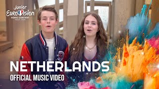 Sep amp Jasmijn  Holding On To You  🇳🇱 Netherlands  Official Music Video  Junior Eurovision 2023 [upl. by Botnick]