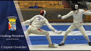 Challenge Bernadotte 2024 epee T16 Caspian P vs Conrad Seibæk Kongstad [upl. by Derrik771]