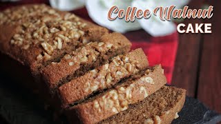 Coffee Walnut Cake  Ultimate Tea Time Cake [upl. by Devehcoy287]