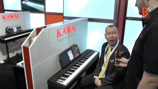 Kawai ES100 Digital Piano Musikmesse 2015 [upl. by Stralka]