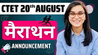 CTET August 2023  Marathon Announcement by Himanshi Singh [upl. by Vick678]