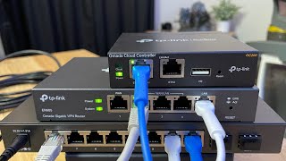 Quick Look and Simple Setup of the TPLink Omada 10Port POE Switch with the Hardware Controller [upl. by Coffin]