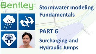 Stormwater Modeling Fundamentals Part 6 Surcharging and Hydraulic Jumps [upl. by Nageek740]