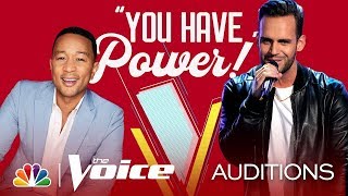 Matt New sing quotSunflowerquot on The Blind Auditions of The Voice 2019 [upl. by Demp767]