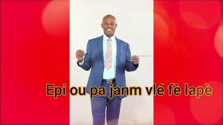 SA M TAP FÈ Pastor Jean Claude Derisier zoom Official Music Lyrics [upl. by Notterb]