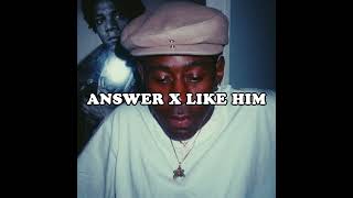 Tyler The Creator  Answer X Like Him New Intro And Bridge [upl. by Aem]