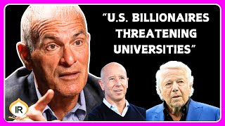 Norman Finkelstein calls out US Billionaires threatening Universities [upl. by Issirk]