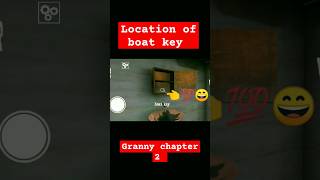 How to get boat key in granny chapter 2 shorts shorts feed for you trending gaming gamer [upl. by Rik]