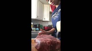 ￼Cooking Vlog Pot Roast with potatoes and carrots 🥕 [upl. by Esirahs]