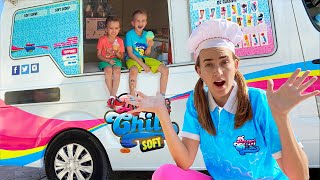 Vlad and Niki in the Moms Ice Cream Truck  Funny stories for kids [upl. by Ullund]