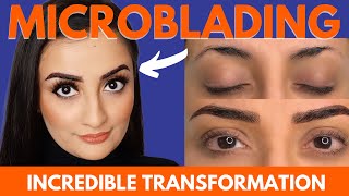 The BEST MICROBLADINGMICROSHADING COMBO TECHNIQUE for FULLER Eyebrows  Step by Step Process [upl. by Farnham901]