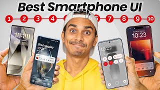 Ranking 10 Smartphone UI in India [upl. by Nohsyt]